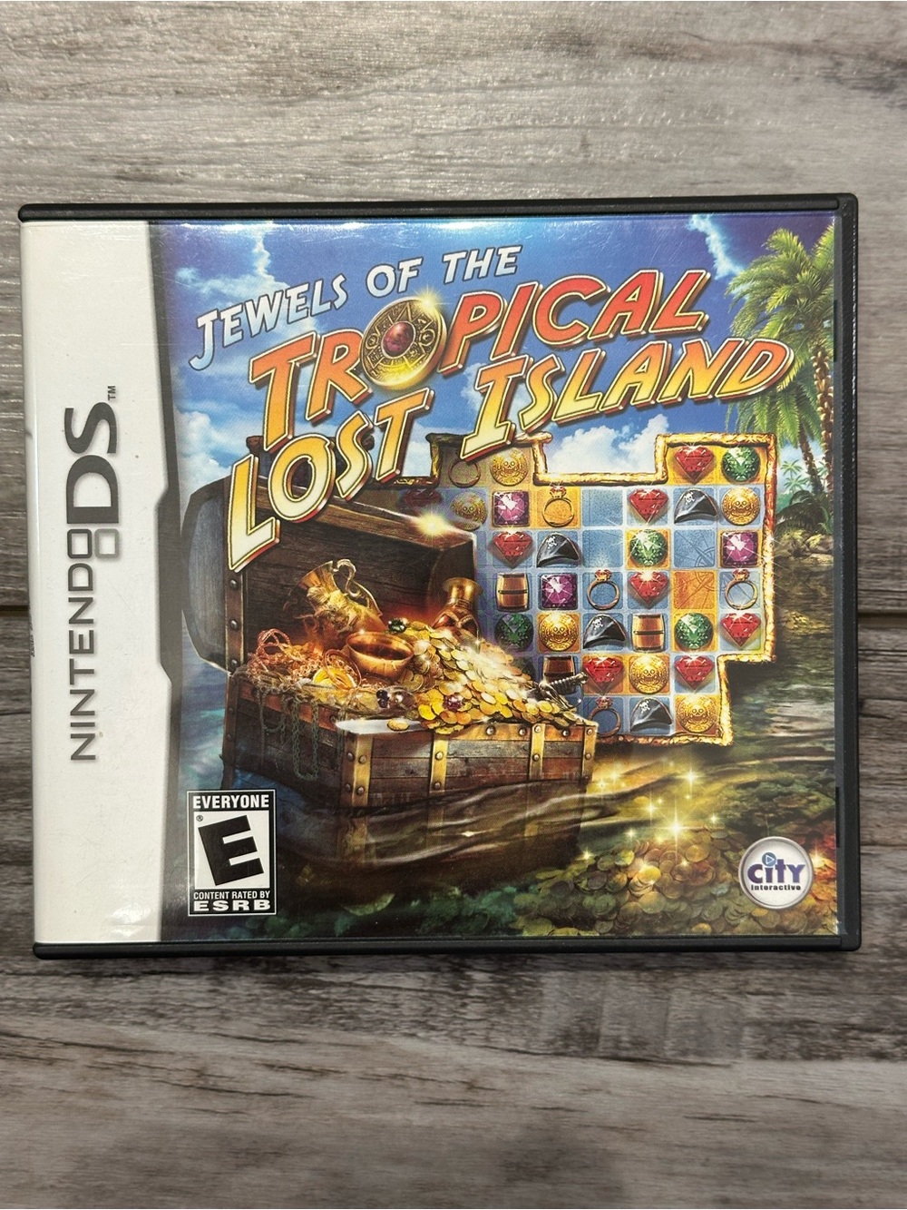 Nintendo DS - Jewels of the Tropical Lost Island (Blue, Gold)